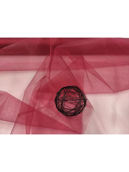 organza /150cm széles /bordó