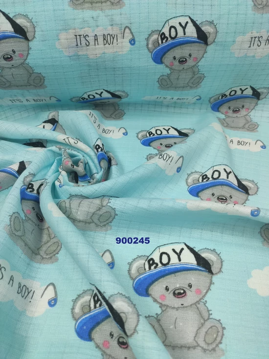 pelenka anyag /boy maci (11cm*9cm)