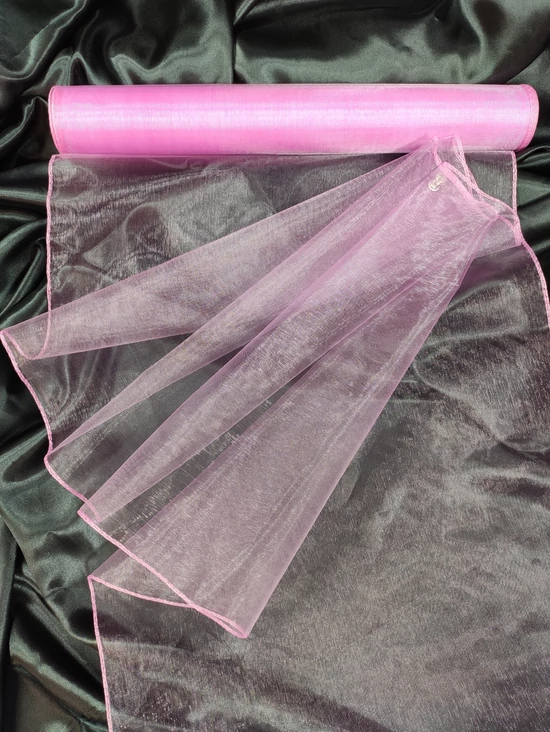 organza /37cm széles /pink (10 yard)