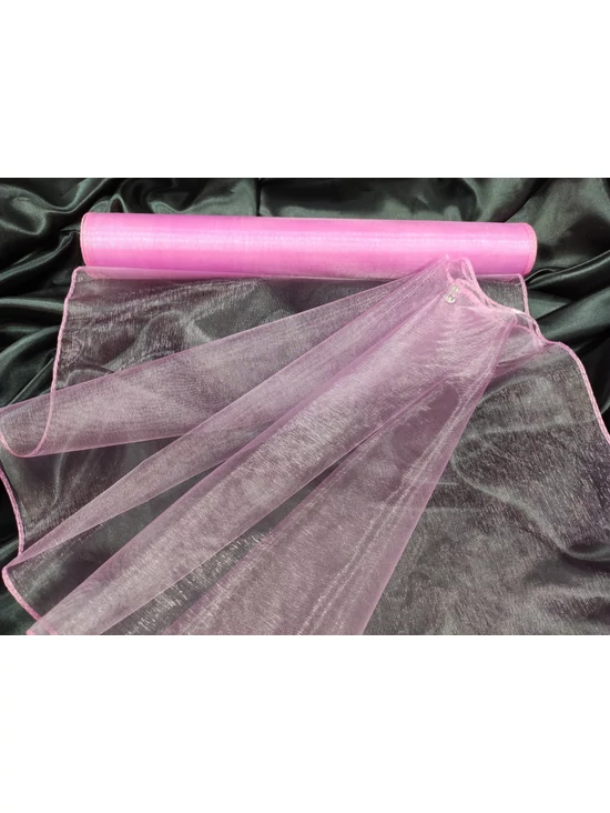 organza /37cm széles /pink (10 yard)