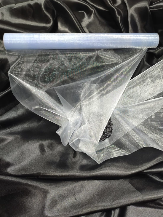 organza /37cm széles /világoskék (10 yard)
