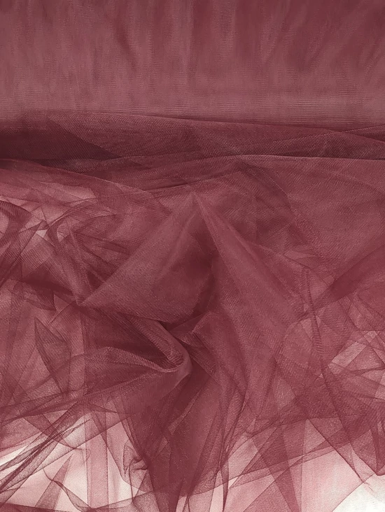puha tüll /300cm széles /burgundi