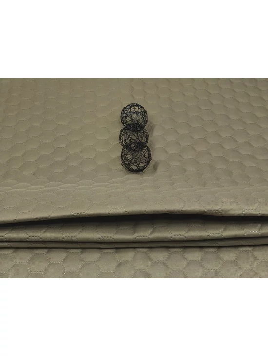 steppelt anyag /vízlepergetős /méhsejt mintás (méhsejt 3,4cm×3,4cm) /taupe