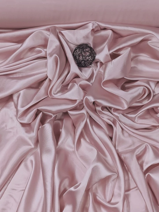 egyszínű elasztikus szatén /dirty pink