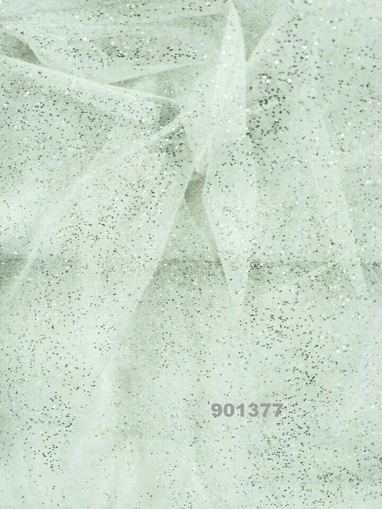 elasztikus glitteres tüll