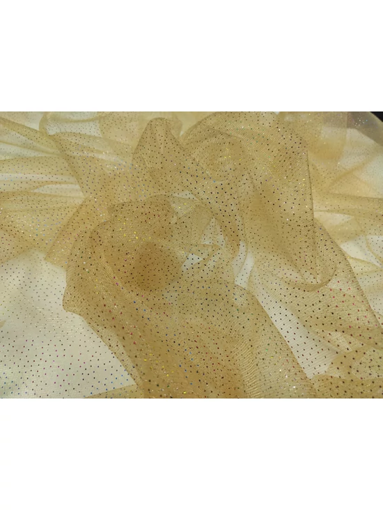 prémium glitteres tüll /kétoldalas /Belle arany