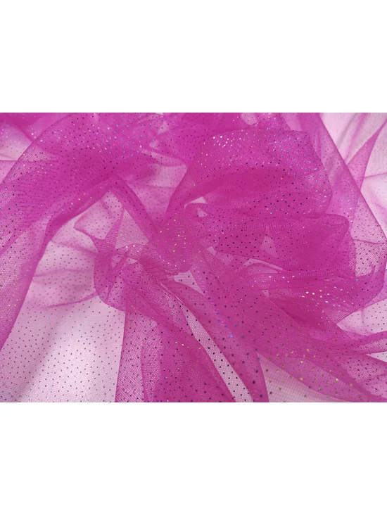 prémium glitteres tüll /kétoldalas /Barbie pink