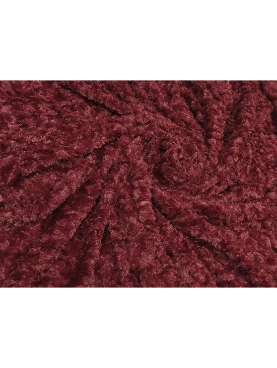 rövidszőrű műszőrme /bordó