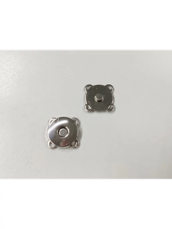 fém mágneszár /18mm /varrható /nikkel