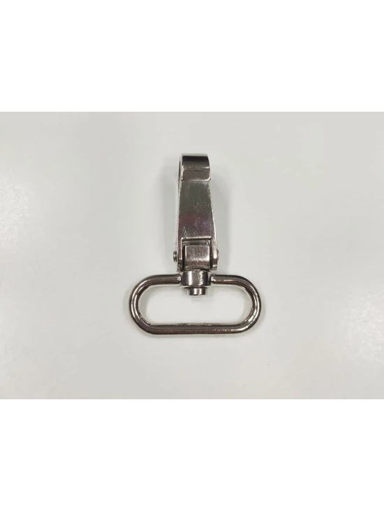 fém karabíner /erős /30mm /nikkel