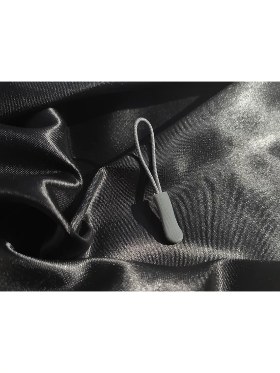 cipzárhúzó /60mm /középszürke