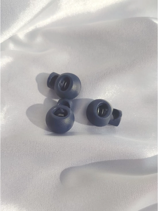 rugós zsinórvég /15mm×18mm /sötétkék