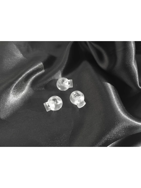 rugós zsinórvég /15mm×18mm /átlátszó