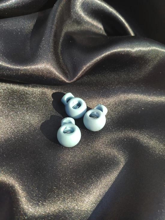 rugós zsinórvég /15mm×18mm /égszínkék