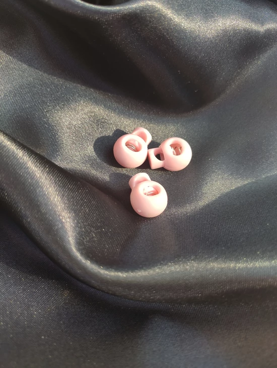 rugós zsinórvég /15mm×18mm /rózsaszín