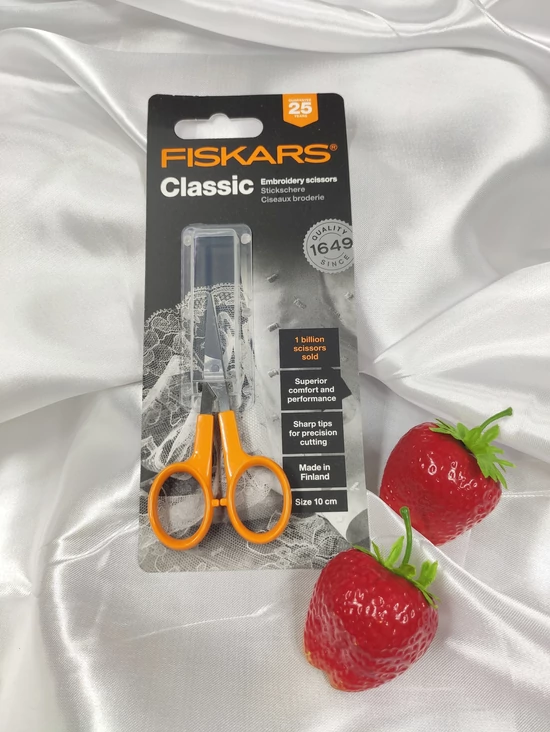 FISKARS klasszikus kézimunka olló (10cm) /narancssárga