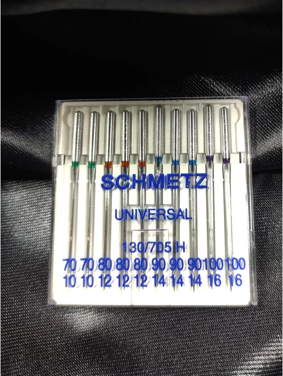 SCHMETZ háztartási varrógéptű készlet (130/705 H) /nikkel /70-80-90-100