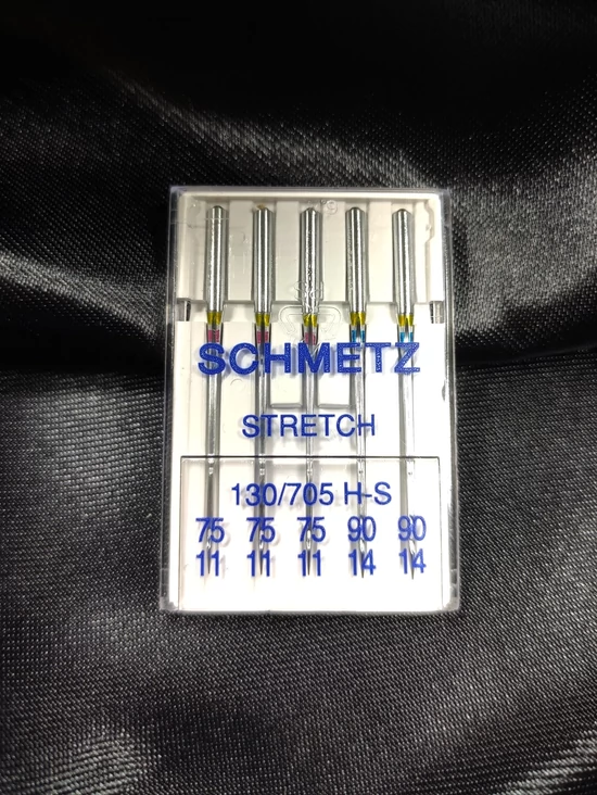 SCHMETZ stretch háztartási varrógéptű készlet (130/705 H-S) /nikkel /75-90