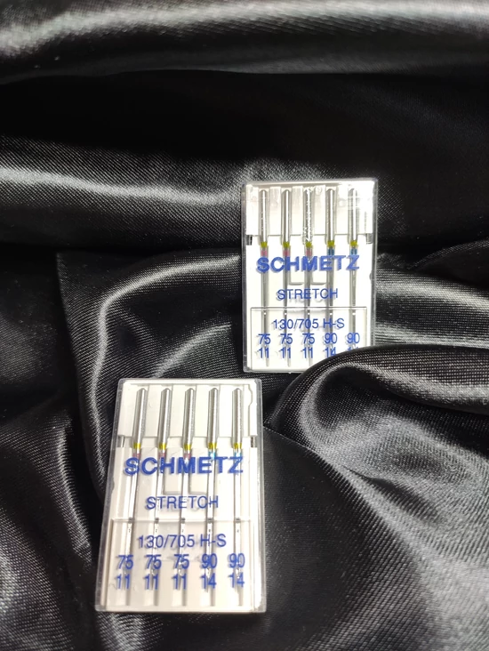 SCHMETZ stretch háztartási varrógéptű készlet (130/705 H-S) /nikkel /75-90