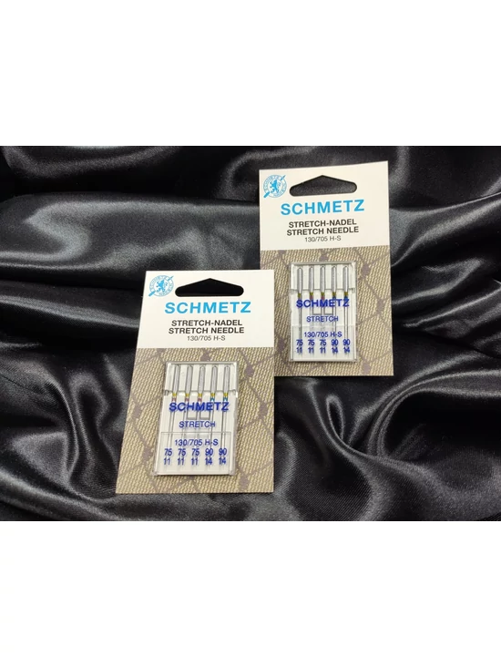 SCHMETZ stretch háztartási varrógéptű készlet (130/705 H-S) /nikkel /75-90
