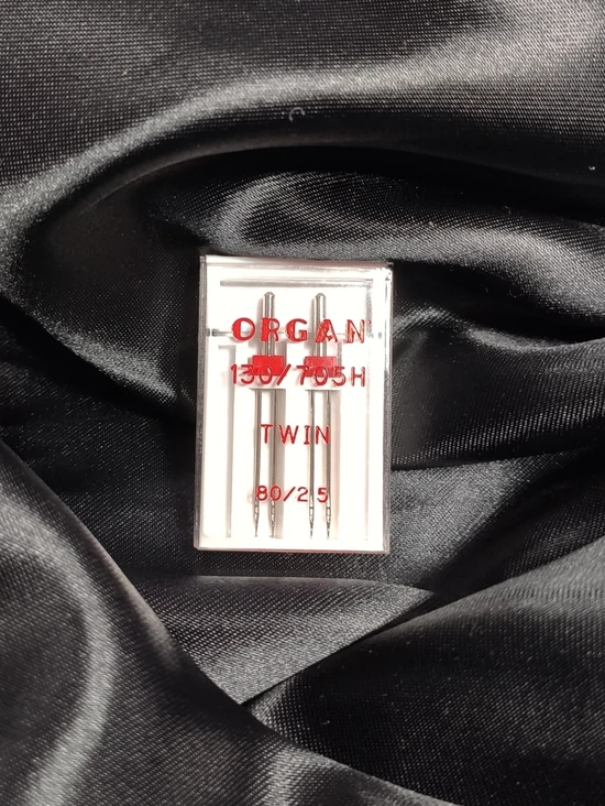 ORGAN háztartási varrógéptű /ikertű készlet (130/705 H) /nikkel /80-2.5