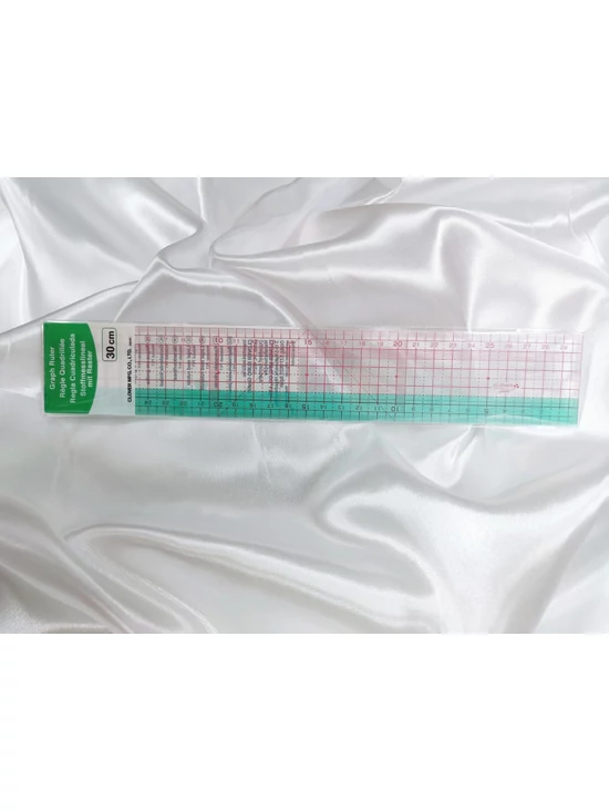 rugalmas műanyag szabó vonalzó /30cm /átlátszó