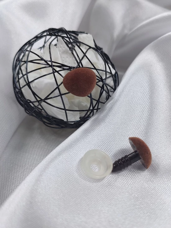bársony biztonsági orr /11mm×14mm /barna