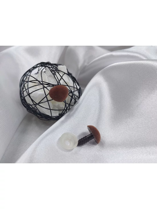 bársony biztonsági orr /11mm×14mm /barna