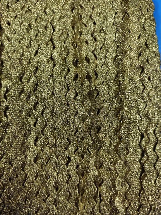 farkasfog szalag /7,5mm /arany