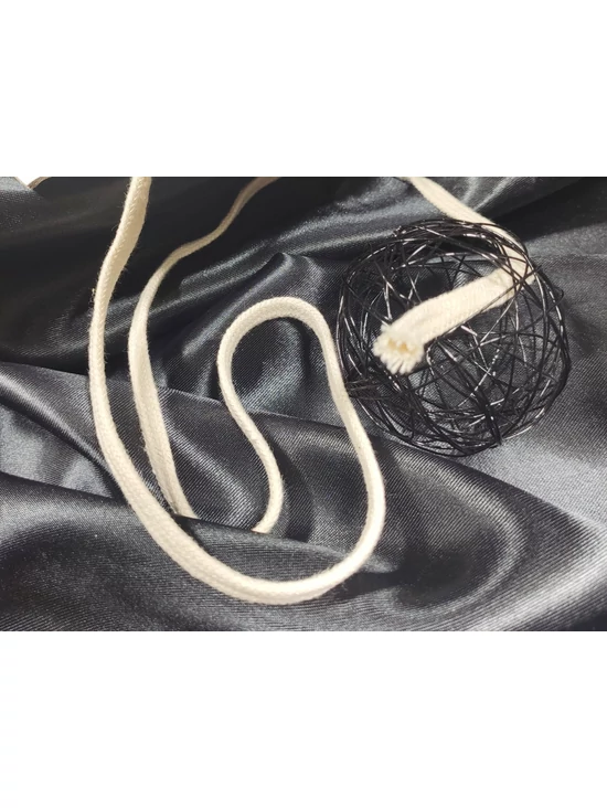lapos pamut zsinór /7mm /natúr