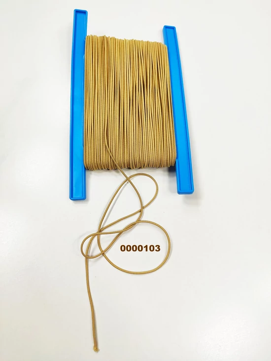 kalapgumi, csőgumi /1,5mm / drapp