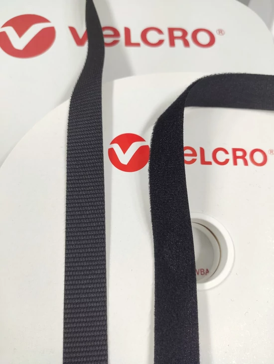 VELCRO plüss tépőzár /20mm /fekete
